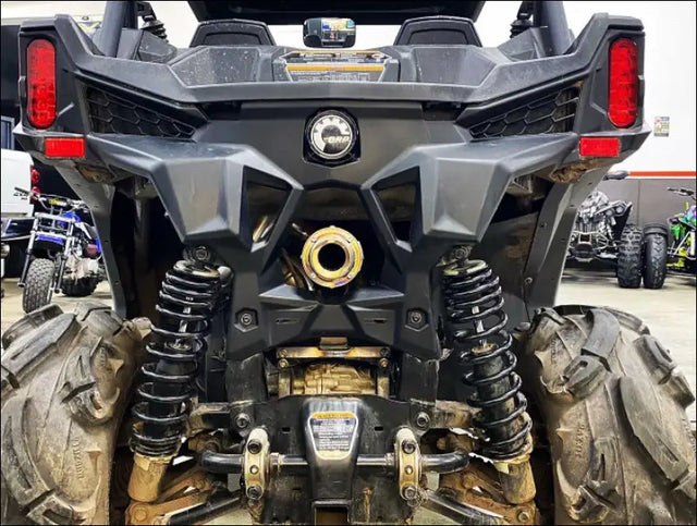 2020 2021 CanAm Maverick Sport/Trail 800-1000cc Bomber Performance Series Slip On - Raw stainless / Blank / None