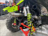 2021-2025 Polaris Sportsman and Scrambler 1000 S (55’’ Model ONLY) Sniper Quiet Series Dual Slip On - Raw stainless