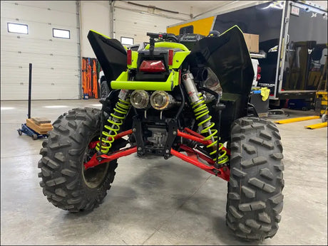 2021-2025 Polaris Sportsman and Scrambler 1000 S (55’’ Model ONLY) Sniper Quiet Series Dual Slip On - Raw stainless