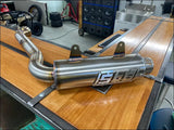 2023-2025 Gen 3 Outlander 500-700cc (all models) Bomber Performance Series Slip On - Raw stainless/Small Logo / Cutout