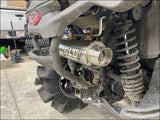 2023-2026 Gen 3 Outlander 500-700cc (all models) Bomber Quiet Series Slip On - Raw stainless / Blank Tip / Small