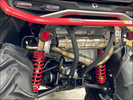 2025-2026 Gen 3 CanAm Outlander 850-1000cc All Models Bomber Performance Series Slip On - Raw Stainless/Small Logo