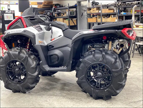 2025-2026 Gen 3 CanAm Outlander 850-1000cc All Models Bomber Performance Series Slip On - Raw Stainless/Small Logo