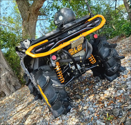 2025-2026 Gen 3 CanAm Outlander 850-1000cc All Models Bomber Performance Series Slip On - Raw Stainless/Large Logo