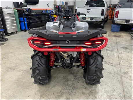 2025-2026 Gen 3 CanAm Outlander 850-1000cc All Models Sniper Performance Series Slip On - Raw Stainless/Large Logo