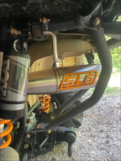 2025-2026 Gen 3 CanAm Outlander 850-1000cc All Models Sniper Performance Series Slip On - Raw Stainless/Large Logo