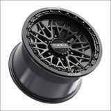 Alpha 6R Beadlock | Satin Black w/ Gloss Ring - 15x10 | +25mm/6 + 4 | 6x5.5 | 78790 (Maverick R)