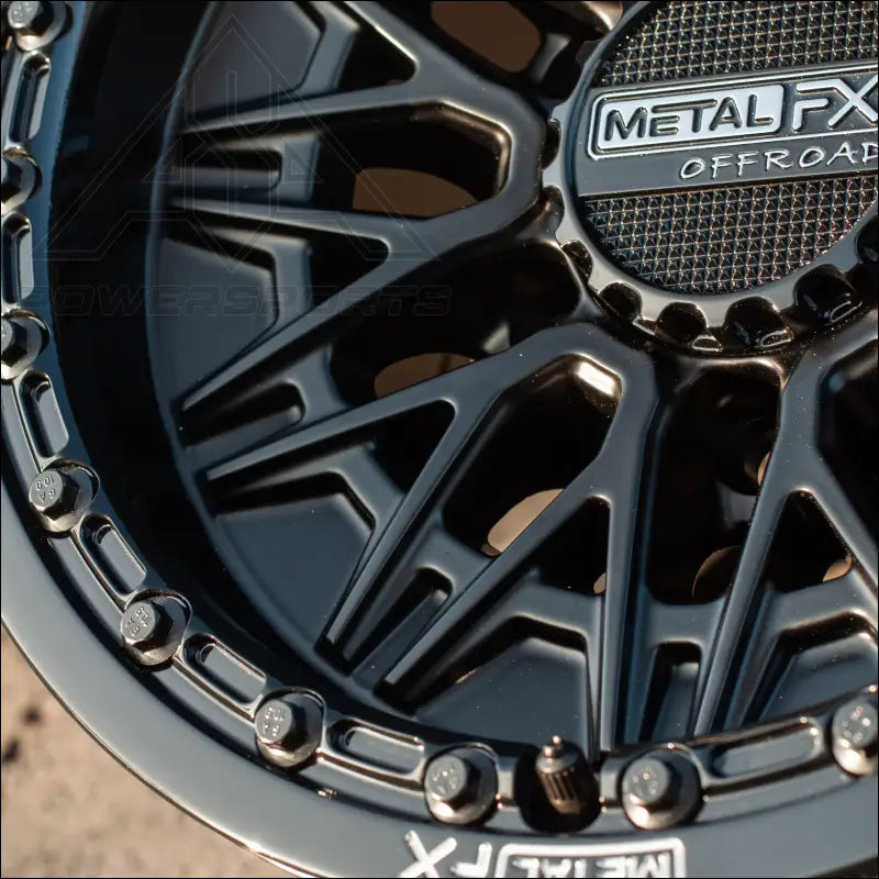 Alpha 6R Beadlock | Satin Black w/ Gloss Ring