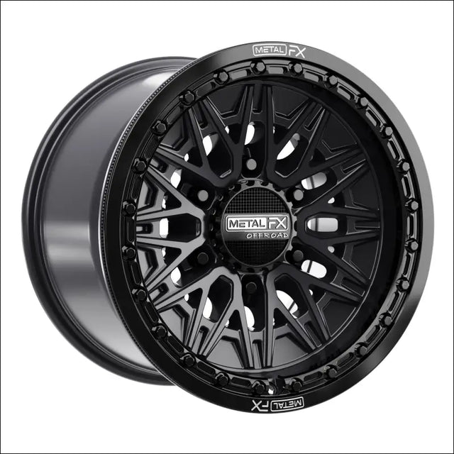Alpha 6R Beadlock | Satin Black w/ Gloss Ring