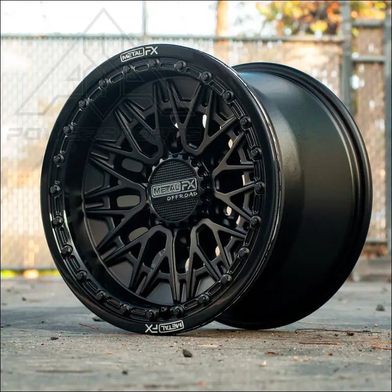 Alpha 6R Beadlock | Satin Black w/ Gloss Ring