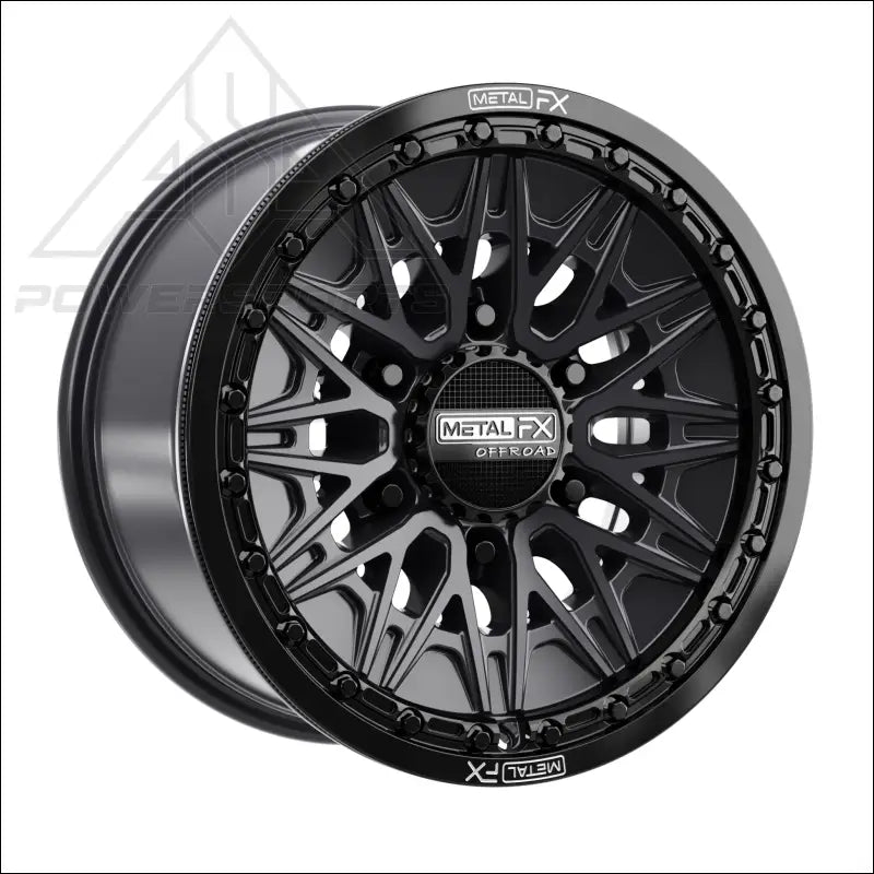 Alpha 6R Beadlock | Satin Black w/ Gloss Ring