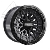 Alpha 6R Beadlock | Satin Black w/ Gloss Ring