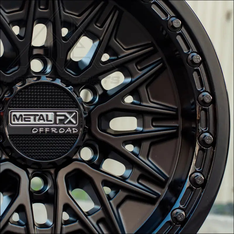 Alpha 6R Beadlock | Satin Black w/ Gloss Ring