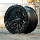 Alpha 6R Beadlock | Satin Black w/ Gloss Ring - Wheels