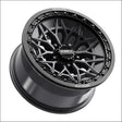 Alpha R Beadlock | Satin Black w/ Gloss Ring - 15x8 | +0mm/4 + 4 | 5x4.5 | 78760 (Polaris 5-Lug / Segway Super Villain
