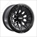Alpha R Beadlock | Satin Black w/ Gloss Ring