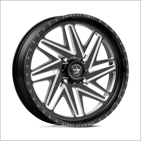 American Force K08 CARVER UTV - 4x156 / 20 / Black And Milled - Wheels