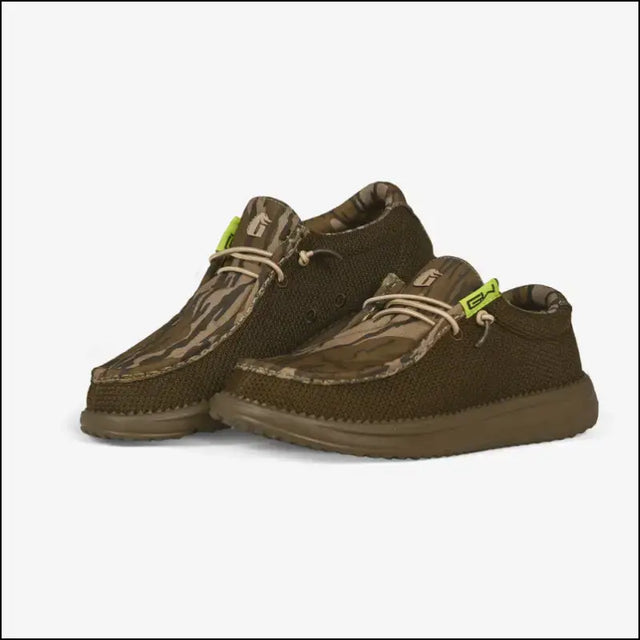 Camp Shoes | Womens - 2-Tone Mossy Oak Original Bottomland - 6 - Footwear