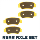 CFMoto U10 PRO/U10XL PRO 2025-2026 Brass Brake Pad Set - Rear - Vehicle Parts & Accessories