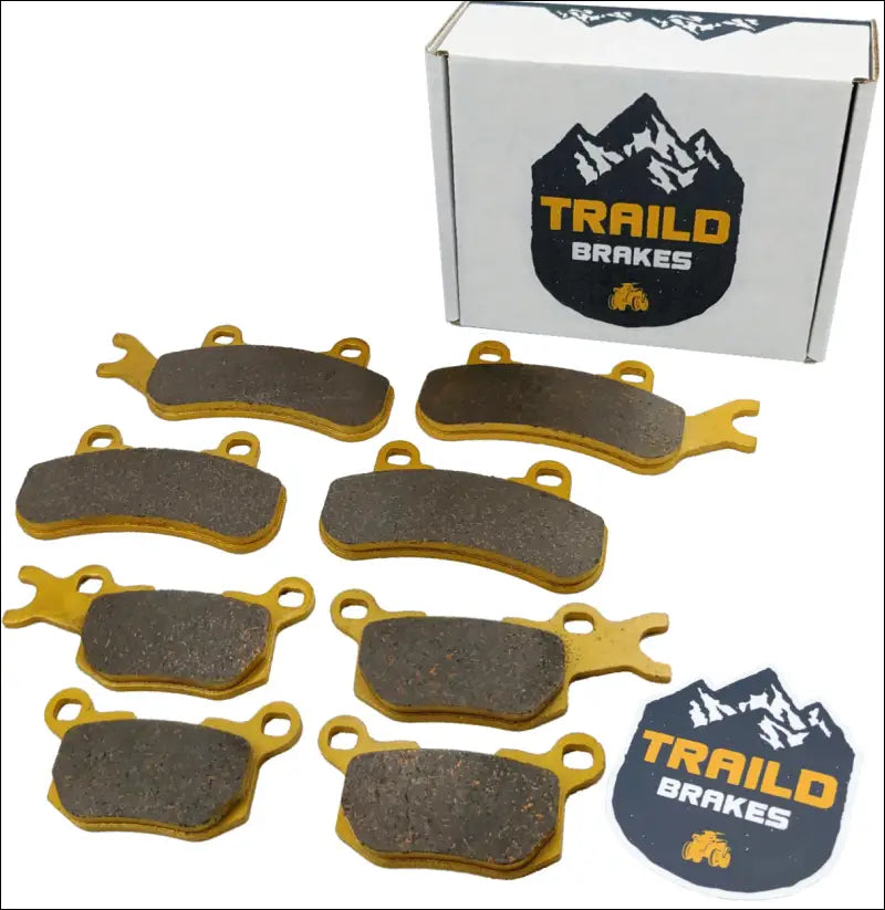Can-Am Defender 3-Seater HD7 HD8 HD9 HD10 HD11 2016-2026 Ceramic Brake Pad Set - Vehicle Parts & Accessories