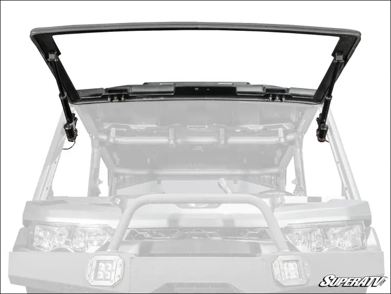 Can-Am Defender HD7 MaxDrive Power Flip Glass Windshield - Without Wiper and Washer Kit - Front Windshields