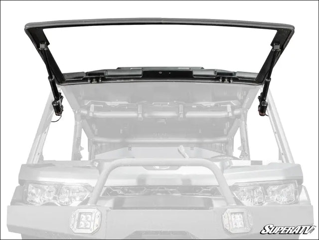 Can-Am Defender HD7 MaxDrive Power Flip Glass Windshield - Without Wiper and Washer Kit - Front Windshields