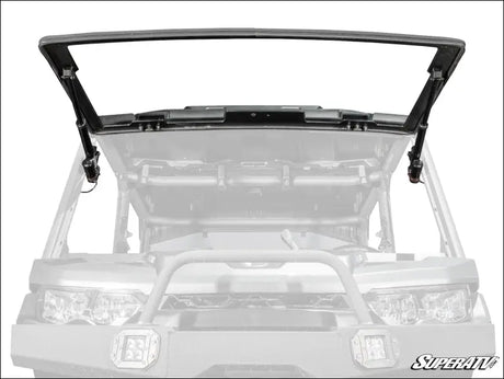 Can-Am Defender HD9 MaxDrive Power Flip Glass Windshield - With Wiper and Washer Kit - Front Windshields