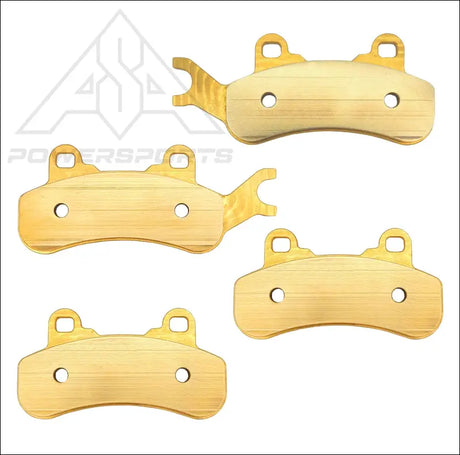 Can-Am Defender MAX HD7 HD8 HD9 HD10 HD11 6x6 & PRO 2017-2026 Front Rear Brass Brake Pad Set - Brakes