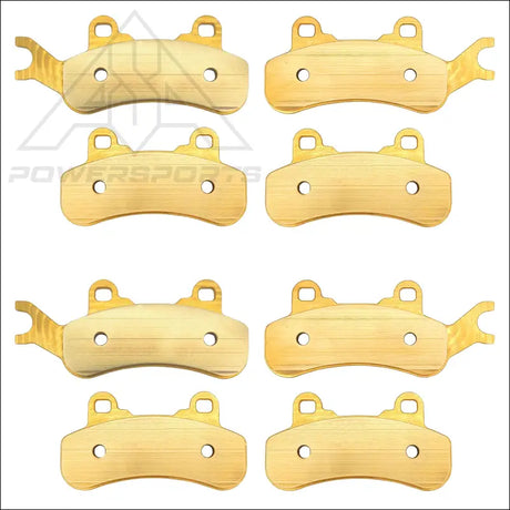 Can-Am Defender MAX HD7 HD8 HD9 HD10 HD11 6x6 & PRO 2017-2026 Front Rear Brass Brake Pad Set - Brakes