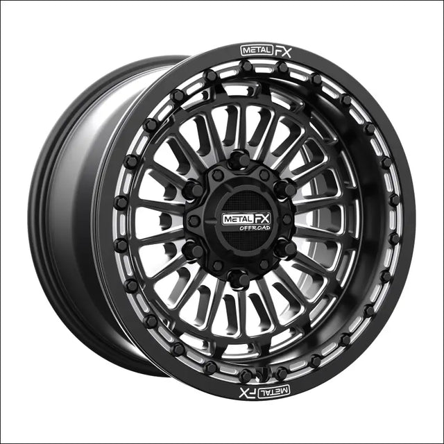 Delta 6R Beadlock | Satin Black Contrast Cut - 15x10 | +38mm/6.5 + 3.5 | 6x5.5 | 78343 (Maverick R) - Wheels