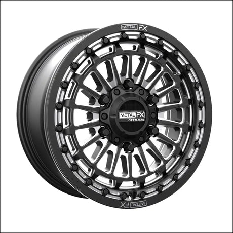 Delta 6R Beadlock | Satin Black Contrast Cut - 15x7 | +38mm/5 + 2 | 6x5.5 | 78342 (Maverick R)