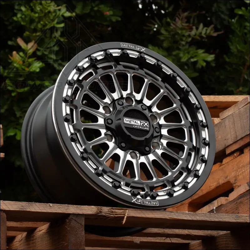 Delta 6R Beadlock | Satin Black Contrast Cut - Wheels