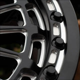 Delta 6R Beadlock | Satin Black Contrast Cut - Wheels