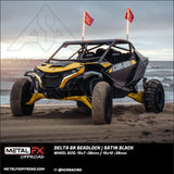 Delta 6R Beadlock | Satin Black - Wheels