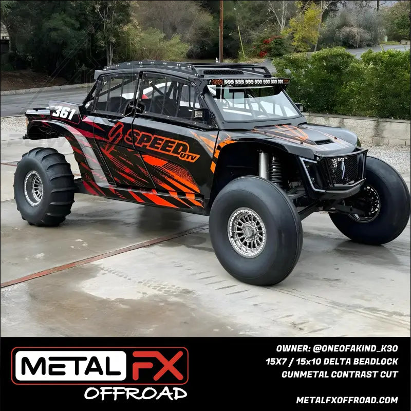 Delta Beadlock | Gunmetal Contrast Cut - Wheels