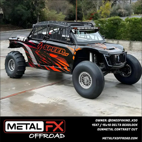 Delta Beadlock | Gunmetal Contrast Cut - Wheels