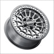 Delta R Beadlock | Gunmetal Contrast Cut - 15x7 | +38mm/5 + 2 | 5x4.5 | 78324 (Polaris 5-Lug / Segway Super Villain)