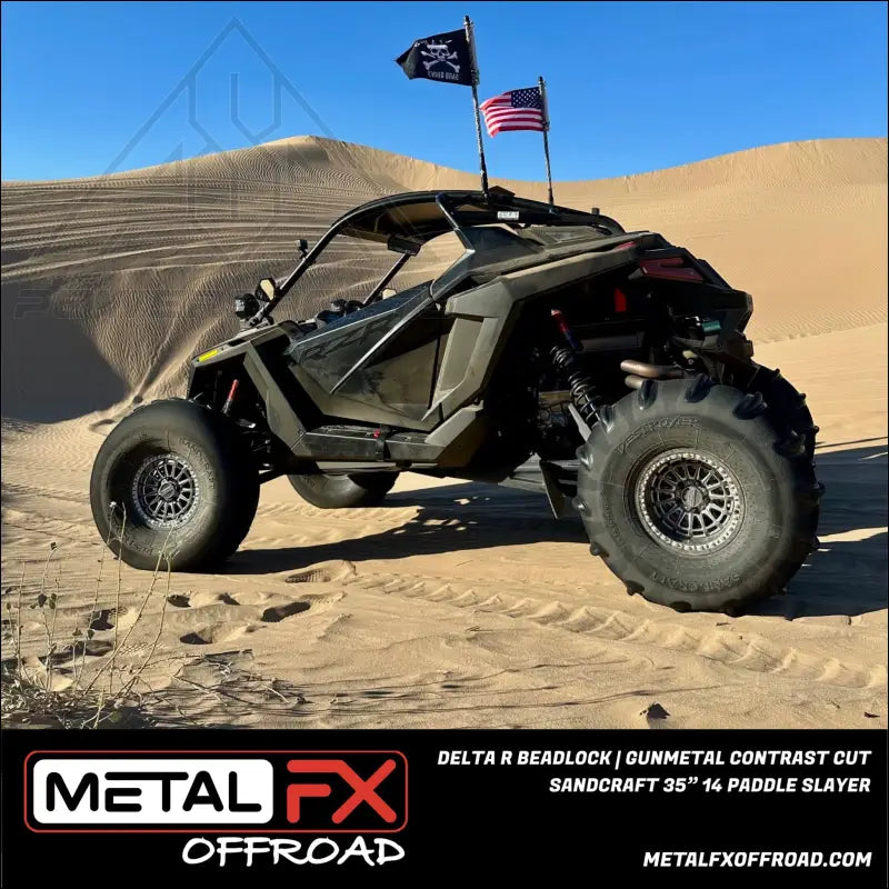 Delta R Beadlock | Gunmetal Contrast Cut - Wheels