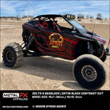 Delta R Beadlock | Satin Black Contrast Cut - Wheels