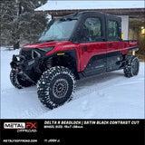 Delta R Beadlock | Satin Black Contrast Cut - Wheels