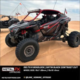 Delta R Beadlock | Satin Black Contrast Cut - Wheels