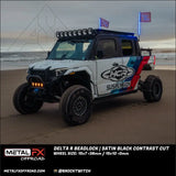 Delta R Beadlock | Satin Black Contrast Cut - Wheels