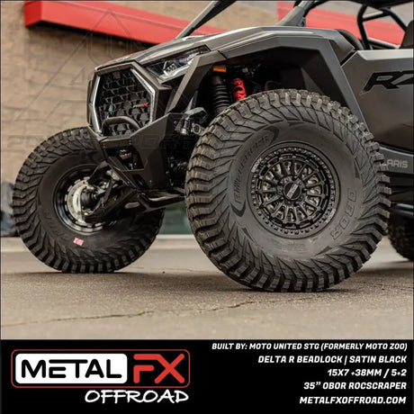 Delta R Beadlock | Satin Black - Wheels