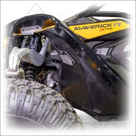 DRT Can-Am 2024 + Maverick R Front Aluminum Rock Guard Kit