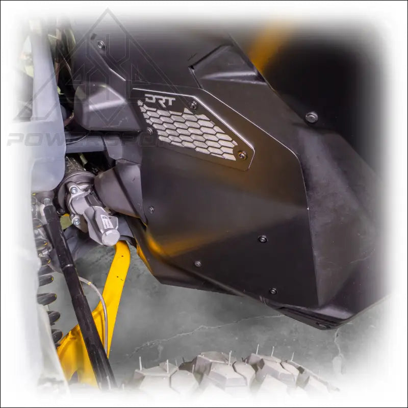 DRT Can-Am 2024 + Maverick R Front Aluminum Rock Guard Kit