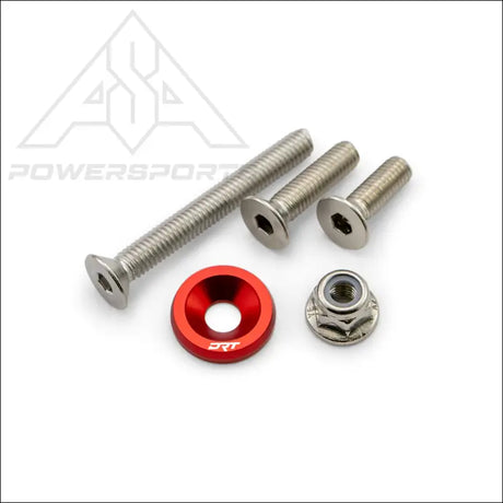 DRT Fender/Rock Washer & Hardware Dress Up Kit - Raw Aluminum
