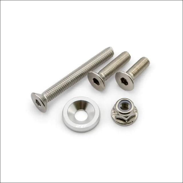 DRT Fender/Rock Washer & Hardware Dress Up Kit - Raw Aluminum