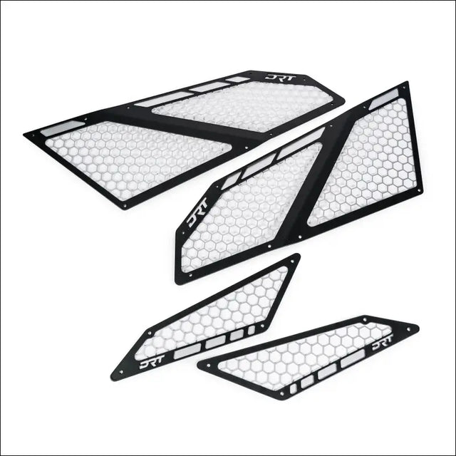 DRT Polaris RZR Pro R/Turbo R Aluminum Complete Intake Vent Set - Covers Full - inside/outside