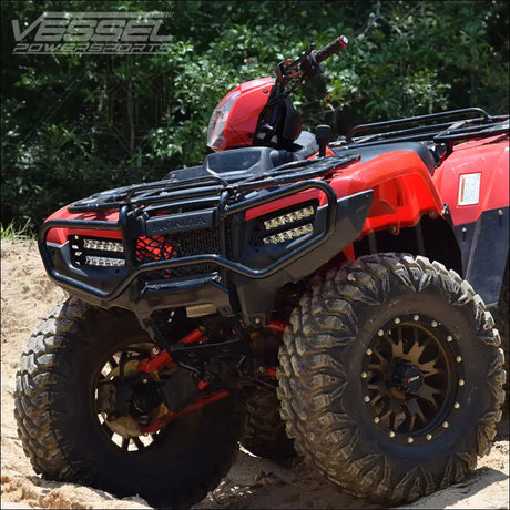 Dual Wide 8’’ LED Headlights for 2014-2025 Honda Rancher Foreman Rubicon - Head Lights