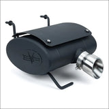 EVP Center Exit Muffler With Rear Fascia for Ranger 1500 - Black / Stainless - 300 Exhaust Simple